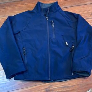 Landway navy jacket coat size youth medium